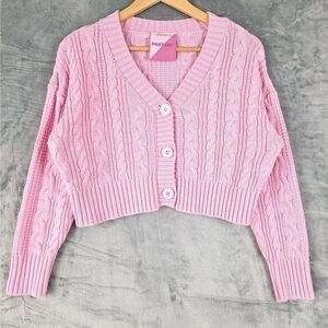 Rare Pink Forever 21 X Pantone Cardigan - Size Small